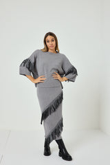 Completo maglia e gonna FEDERICA BI ( vari colori )