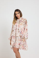 Abito in chiffon ROSA by FEDERICA BI