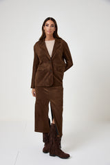 Blazer in eco suede FEDERICA BI