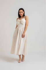 Abito FIOCCO beige (capsule DREAM) FEDERICA BI