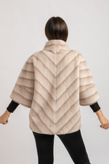 Ecopelliccia beige FEDERICA BI