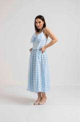 Abito FIOCCO azzurro (capsule DREAM) FEDERICA BI