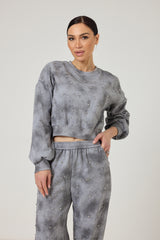 Tuta grigia tie and die FEDERICA BI