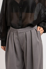 Pantalone grigio perla FEDERICA BI