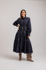 Abito FEDERICA BI in blu denim