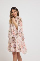 Abito in chiffon ROSA by FEDERICA BI