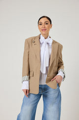 Blazer over in cotone FEDERICA BI