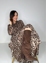 Stivale marrone frange FEDERICA BI