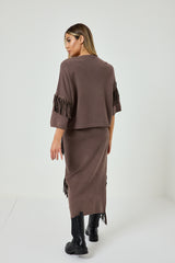 Completo maglia e gonna FEDERICA BI ( vari colori )