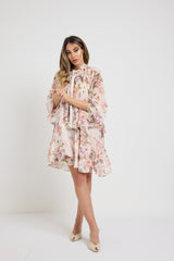 Abito in chiffon ROSA by FEDERICA BI