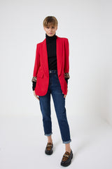 Blazer rosso FEDERICA BI