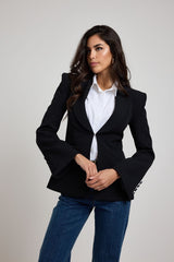 Blazer nero in cadi’ FEDERICA BI