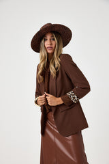 Blazer marrone FEDERICA BI