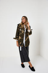 Giacca in cotone military LOVE FEDERICA BI