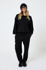 Completo tuta nera in punto Milano FEDERICA BI