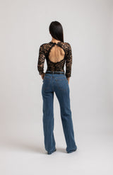 Body nero in pizzo FEDERICA BI