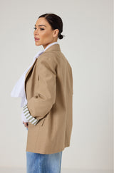 Blazer over in cotone FEDERICA BI