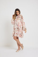 Abito in chiffon ROSA by FEDERICA BI