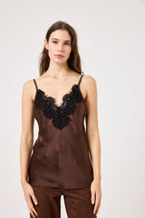 Top inserto in pizzo FEDERICA BI