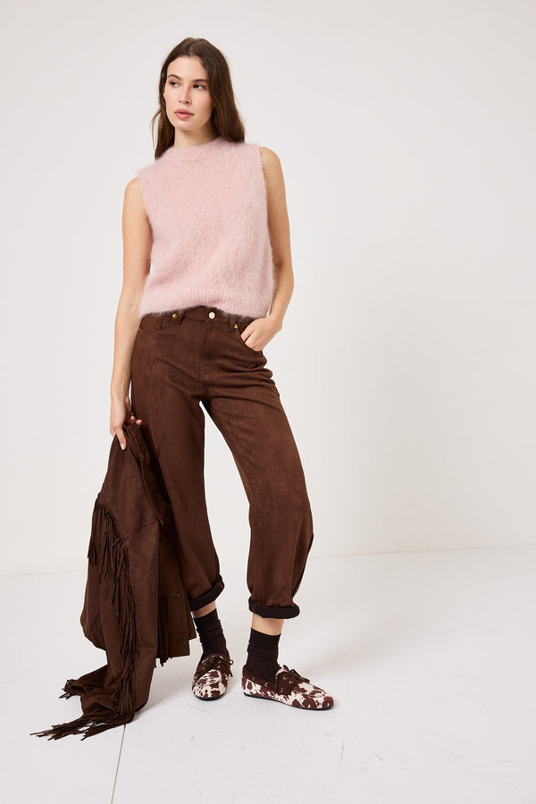 Gilet kid mohair ( vari colori ) FEDERICA BI