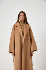 Cappotto camel cachemire e lana FEDERICA BI