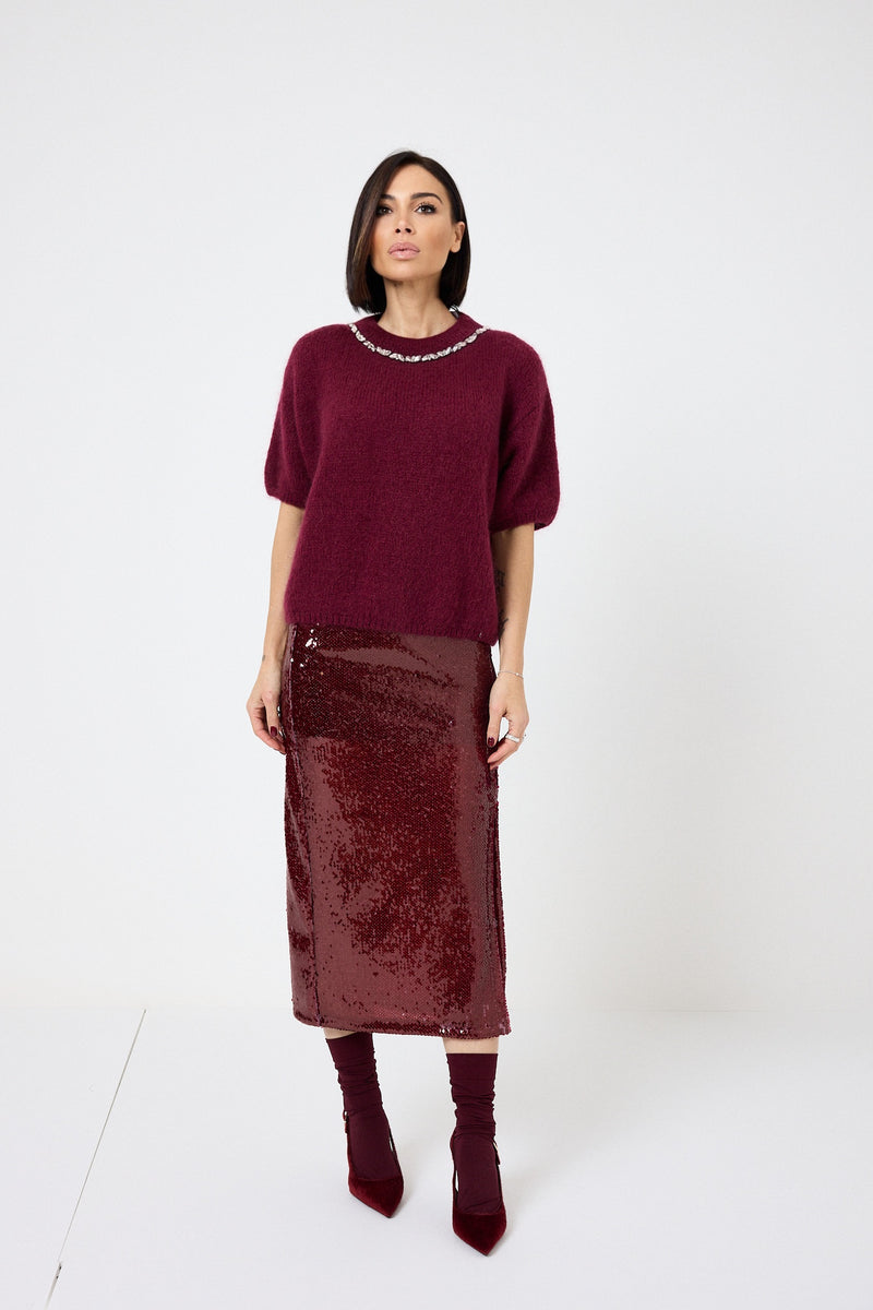 Gonna in paillettes FEDERICA BI ( più colori )