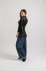 Gilet nero FEDERICA BI