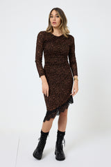 Abito in lycra stampa animalier FEDERICA BI ( due colori )