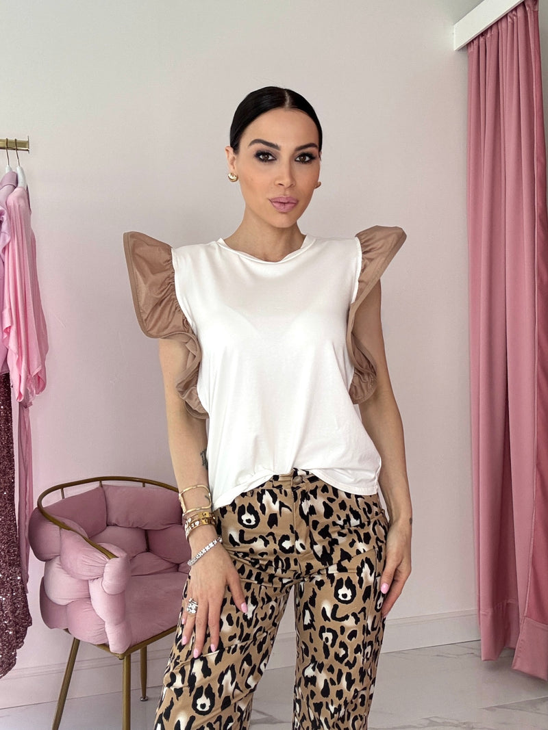 T-shirt volant FEDERICA BI