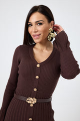 Abito con cintura FEDERICA BI ( vari colori )