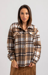 Camicia tartan felpata FEDERICA BI