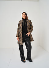 Pantalone nero in ecopelle FEDERICA BI