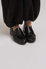 Mocassino nero FEDERICA BI