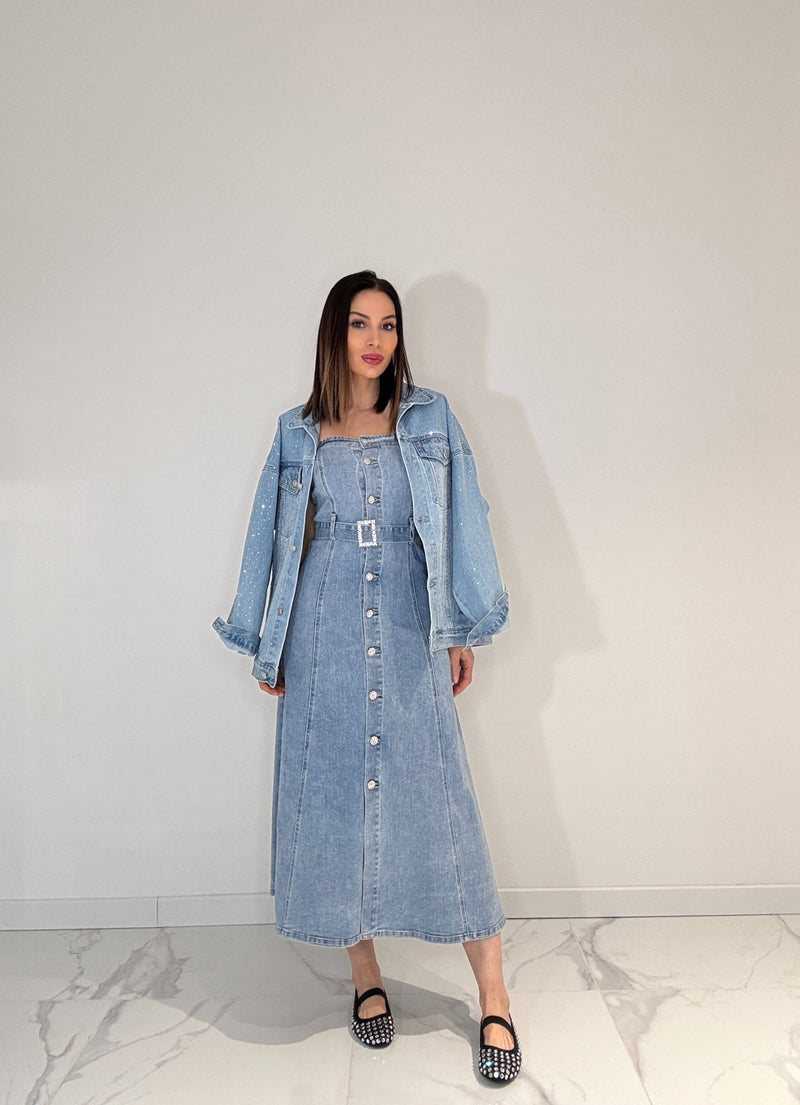 Abito in denim FEDERICA BI