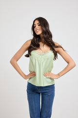 Top in raso FEDERICA BI