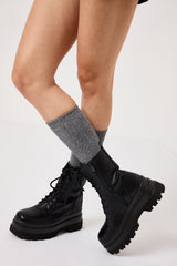 Anfibio nero lacci FEDERICA BI