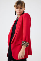 Blazer rosso FEDERICA BI