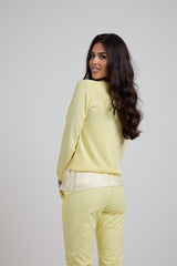 Pantalone giallo pastello FEDERICA BI