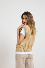 Gilet in cotone FEDERICA BI