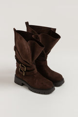 Anfibio moro suede FEDERICA BI