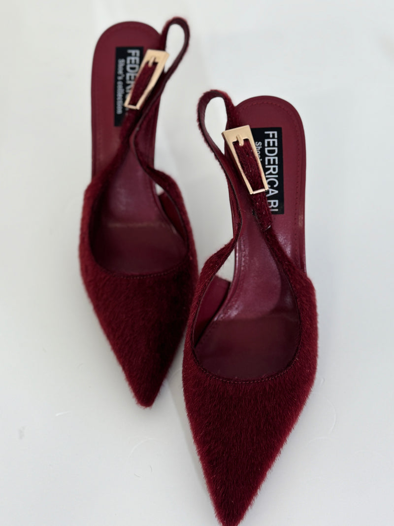 Sling back in ecocavallino FEDERICA BI ( vari colori )