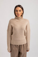 Maglia beige AURORA BY FEDERICA BI