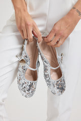 Ballerina argento in paillettes FEDERICA BI
