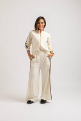 Completo in felpa bianco latte FEDERICA BI
