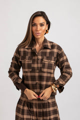 Giacca tartan FEDERICA BI
