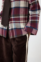 Camicia felpata con cravatta FEDERICA BI