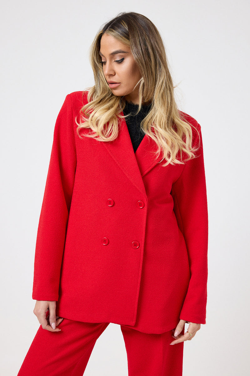 Tailleur rosso FEDERICA BI