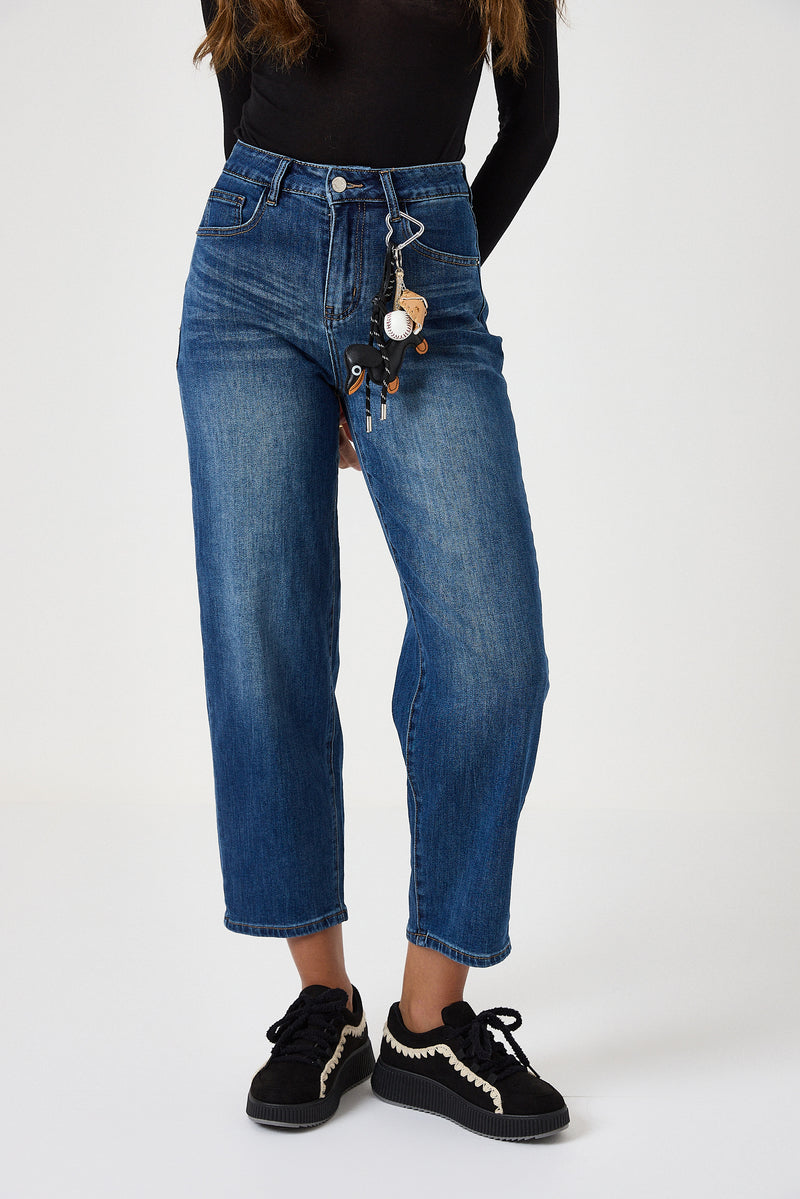 Denim blu elasticizzato charms FEDERICA BI