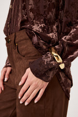 Pantalone in ecosuede FEDERICA BI