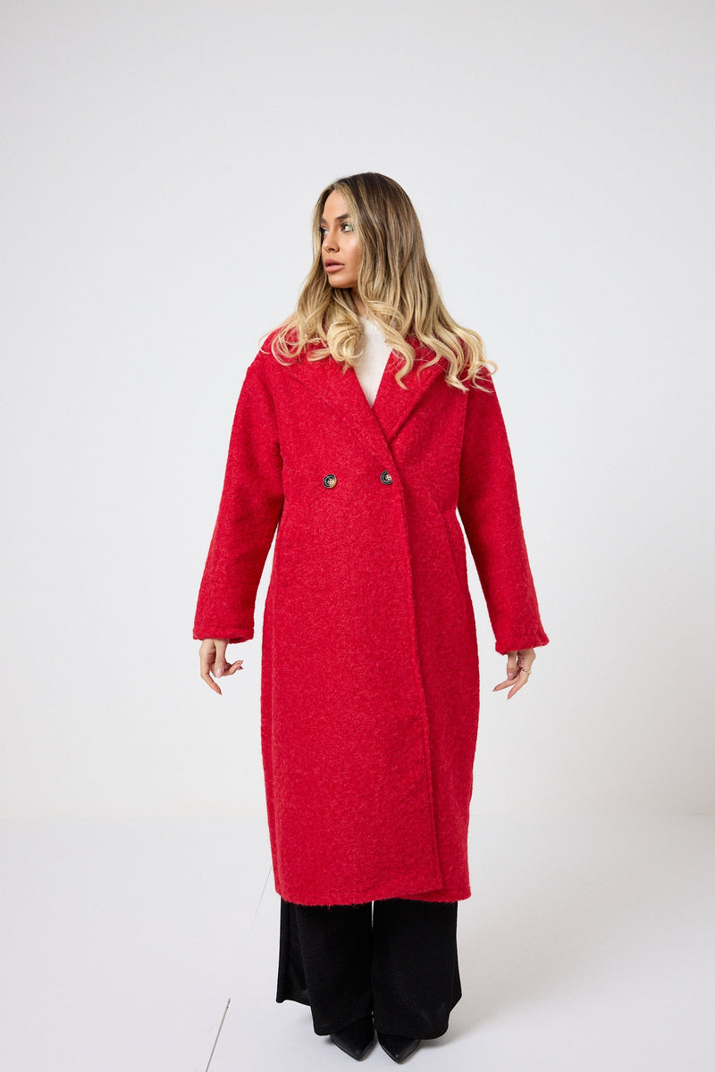 Cappotto rosso FEDERICA BI